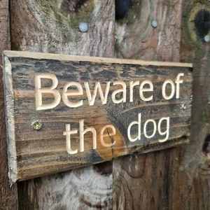 beware of the dog sign - Picture 1 of 4