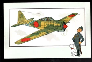 Chromo VOIR et SAVOIR. Aviation guerre 1939-1945. N°39 Zéro 1941. Japon. HERGÉ - Imagen 1 de 1