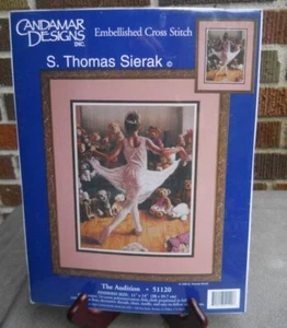 Candamar Design Embellish Cross Stitch Kit 51120 The Audition Ballet Sealed Pckg - Picture 1 of 3