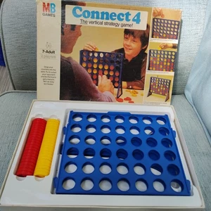 Juegos Connect 4 MB Edición Original 1976 De Colección Completo En Caja Estrategia Cuatro - Imagen 1 de 13