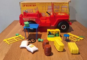 Used 1973 Empire CHUCK WAGON JEEP Truck w/ Camping Gear Set & Box - Picture 1 of 12