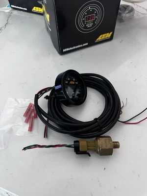 Kit de medidor de presión de aceite LED 52mm AEM SERIE X 0~150PSI / 0~10BAR 30-0307 Foto 1 de 3