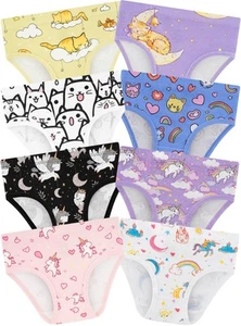 Girls' Underwear,Soft Cotton Tagless Panties for Toddlers' & Little Kids' Com... - Picture 1 of 7
