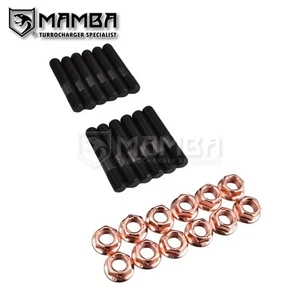 MAMBA 12 Sets Inconel Stud Kit 55mm M10x1.5 to 3/8"-24 (SNCM439/Copper Locking) - Bild 1 von 9