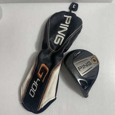 Lefty Ping G400 3W 14.5 Fairway Wood HEAD ONLY w/HC Left Handed Used Golf JP - Image 1 of 4