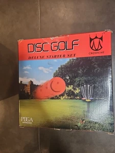 Crown Me Disc Golf Deluxe Starter Set In Box Free Shipping 6 Discs, Marker, Bag - Picture 1 of 5