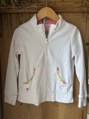 Vestido Lilly Pulitzer Niñas Pequeñas Terry Tela Natación Cubierta Talla S 4/5 Foto 1 de 4