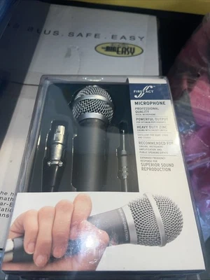 First Act Professional Dynamic Vocal Microphone Brand New Sealed Package - Image 1 of 4