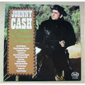 JOHNNY CASH I FORGOT TO REMEMBER TO FORGET LP 1970'S COMPILATION OF TRACKS FROM - Picture 1 of 1