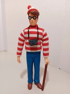 Vintage Where's Waldo 12" in Action Figure Doll 1990 Applause Camera Martin - Picture 1 of 10