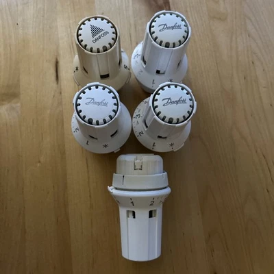 5 Stück Danfoss Thermostatkopf RAW 5010 ohne Nullstellung 013G5010 RA-Click (3) - Bild 1 von 4