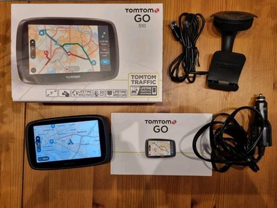 TomTom Go 510 World 5 Zoll Navi, Karten Welt Lifetime Maps&Traffic&Radarkameras - Bild 1 von 4