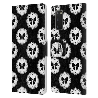 HEAD CASE DESIGNS RIBBON PATTERNS LEATHER BOOK WALLET CASE FOR SAMSUNG PHONES 1 - Image 1 of 4