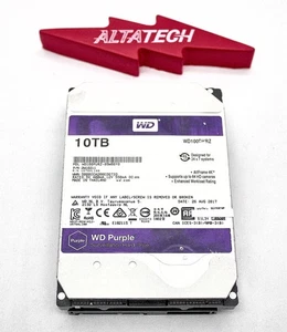 Western Digital WD100PURZ-85W86Y0 10TB 5.4k SATA 3.5 6G Surveillance Hard Drive - Picture 1 of 7