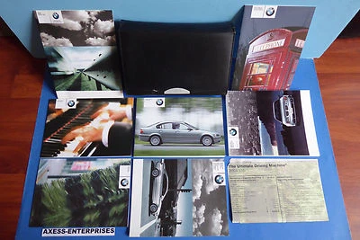 BMW E46 2004 sedán 320 325 330 i xi manuales del propietario equipamiento de libros de operador 011117E Foto 1 de 4