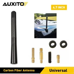 4.7" Carbon Fiber Car Antenna Aluminum Alloy FM AM Radio Aerial for Toyota - Picture 1 of 12