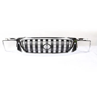Pickup Truck Grill Chrome Front Grille For 2001 2002 2003 2004 Toyota Tacoma Foto 1 de 4