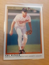 1991 O pee- Chee Premier Cal Ripken #100, Baltimore Orioles, HOF, SS, HR (MINT)