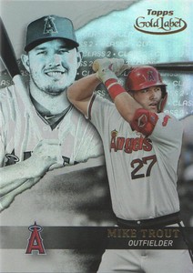 2020 Topps Gold Label Baseball Class 2 #1 Mike Trout