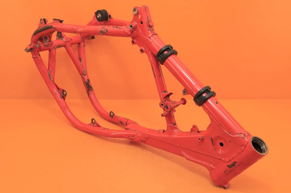 1985 85 CR500R CR500 OEM FLASH RED Main Frame Chassis Body Engine Cradle - Image 1 of 4