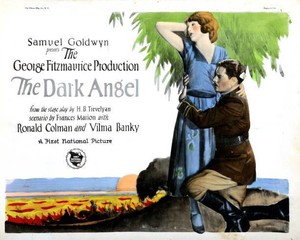 The Dark Angel Lobby Card Vilma Banky Ronald Colman 1925 Old Movie Photo