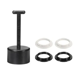 1set E26/E27 Socket Ring Removal Tool T Type with Lamp Shade Socket Rings Black - Picture 1 of 6