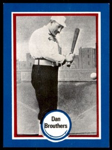 1976 SHAKEY'S PIZZA #30 DAN BROUTHERS BUFFALO BISONS