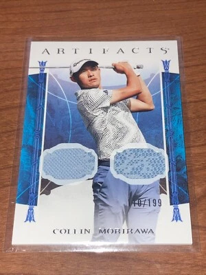 2024 UPPER DECK PORTFOLIO GOLF ARTIFACTS DUAL SHIRT RELIC COLLIN MORIKAWA /199 - Image 1 of 4