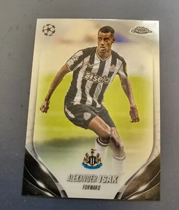 TOPPS CHROME UCC 23-24, ALEXANDER ISAK, NEWCASTLE UNITED, BASE - Picture 1 of 1
