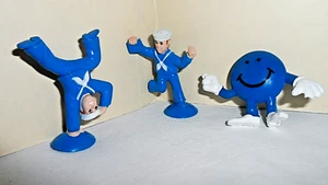 *REDUCED* 2 CRACKER JACK SAILORS Stand-up Suction Cup Promo Toys/1 M&M MAN/2000 - Picture 1 of 5