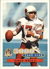1996 Topps Football Card #380 Dave Krieg TYC