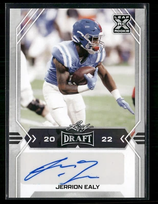 Jerrion Ealy 2022 Leaf Draft Auto - Image 1 of 2