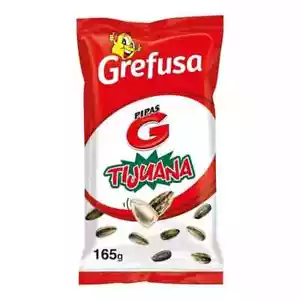 4 x 165g PACKS SPANISH PIPAS TIJUANA - SUNFLOWER SEEDS TOTAL 660g - Picture 1 of 1