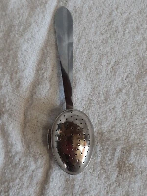 Vintage Stainless Tea Strainer Infuser Spoon Made In Taiwan  - Image 1 of 4