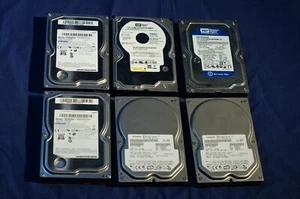 11 diverse Festplatten HDDs 3.5" und 2.5" gelöscht und formatiert. - Bild 1 von 13