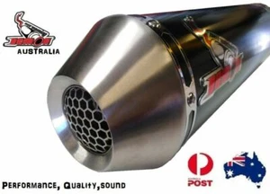 Suzuki DR650 Exhaust DR650SE 1996-2024 S/Demon Performance S/O - BLACK 460 - Picture 1 of 8