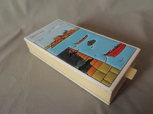 Suvenir Ceramic Match Box Handpainted in Greece Naplia the Burzi - Picture 1 of 9
