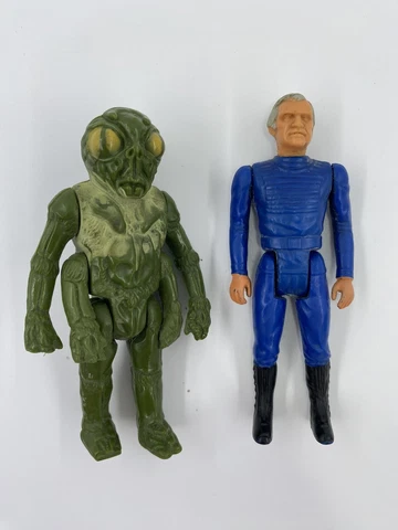 VTG 1978 Battlestar Galactica Figures Commander Adama & Ovion Universal Studios Cover