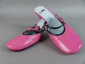 Charles Jourdan CJBIS Damen Schuhe Pumps Gr. 40 | 7,5 Leder Pink Pantolette (W) - Bild 1 von 10