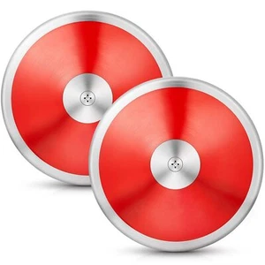 2 pz 1,6 kg Sport Training Discus Ragazzi Ragazze Disco Traccia e Campo Discaso... - Foto 1 di 7