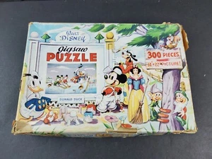 Antique Disney Jaymar Jigsaw 300 Piece Puzzle Donald Duck 1940's Complete RARE - Picture 1 of 12