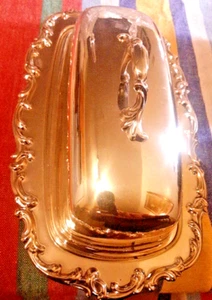 Vintage Silver-Plated Butter Dish & Cover Gorham EP YC 1560 - Picture 1 of 5