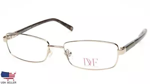 NEW Diane von Furstenberg DVF 8003 718 GOLD EYEGLASSES FRAME 51-16-135 B27mm - Picture 1 of 8