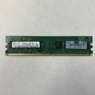 Samsung 1GB DDR2 RAM PC2-6400 800MHz non-ECC Unbuffered DIMM M378T2863QZS-CF7 - Image 1 of 4