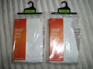 KIDS M&S THERMAL LONG JOHNS BASE HEATGEN MEDIUM WARMTH 2 PAIR AGE 2-3 YRS - NEW - Picture 1 of 5