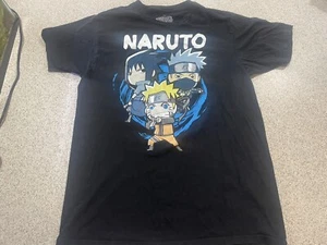 Naruto Shippuden Shirt Mens Black Shonen Jump Large Anime 2002 Ripple Junction - Picture 1 of 5