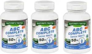 Nature's Truth ABC Complete Senior Men's 50+ Multivitamin 100 ct (3 Pack) - Picture 1 of 1