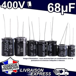 1 x CONDENSATEUR CHIMIQUE ÉLECTROLYTIQUE 68µF 68uF 400V -40+105°C (1499) - Bild 1 von 1