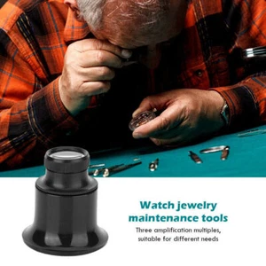 20X Magnifying Glass Jewelry Repair Magnifier Mini Eye Loupe Watchmaker Tool - Picture 1 of 11