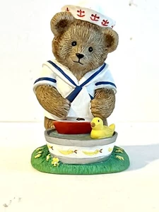 Mini Estatuilla Danbury Calendario JUNE Oso 2,75""h 1,75"" con Tucky In Tub - Imagen 1 de 8